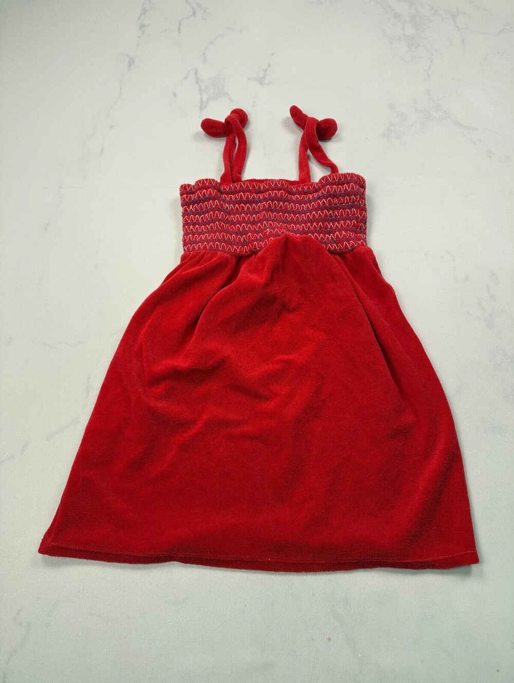 Cat & Jack Red Babydoll Dress Red Contemporary Statement Piece - Girls L (10/12)